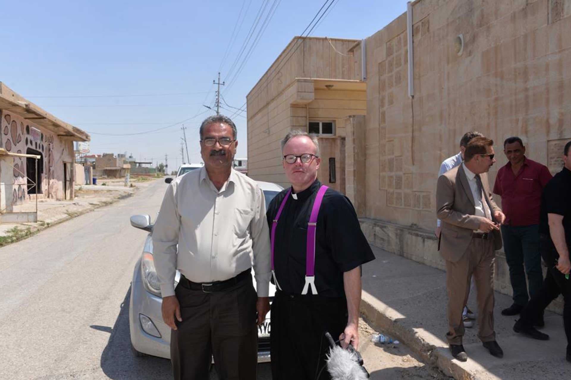 Aid workers on the ground