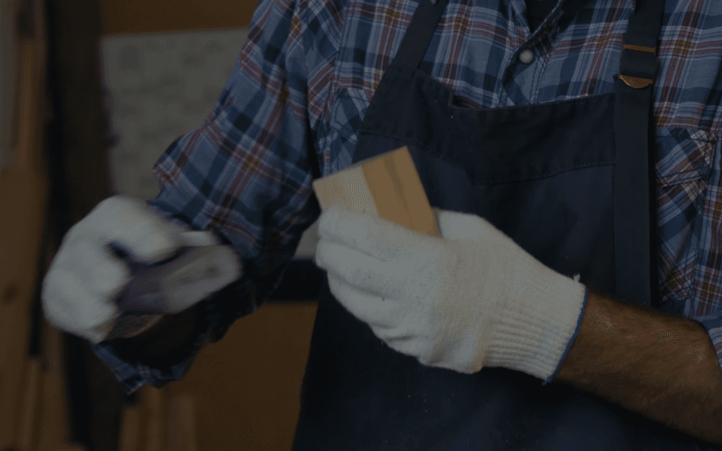 A craftsman at work